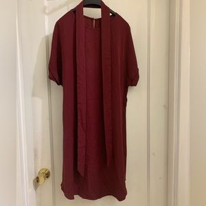 SHEIN burgundy short dress, size medium